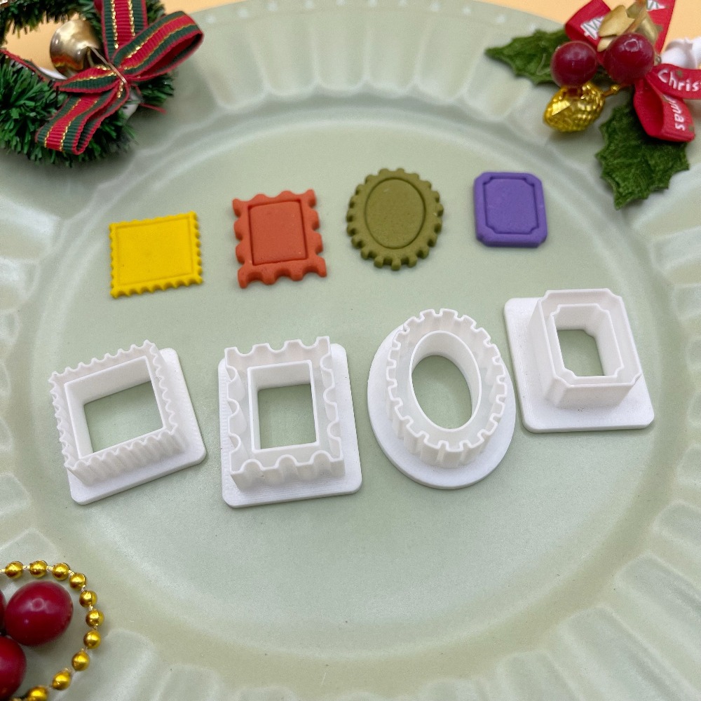 4pcs Holiday Photo Frame Cooki - Kitchen Baking Cookies recension och pris