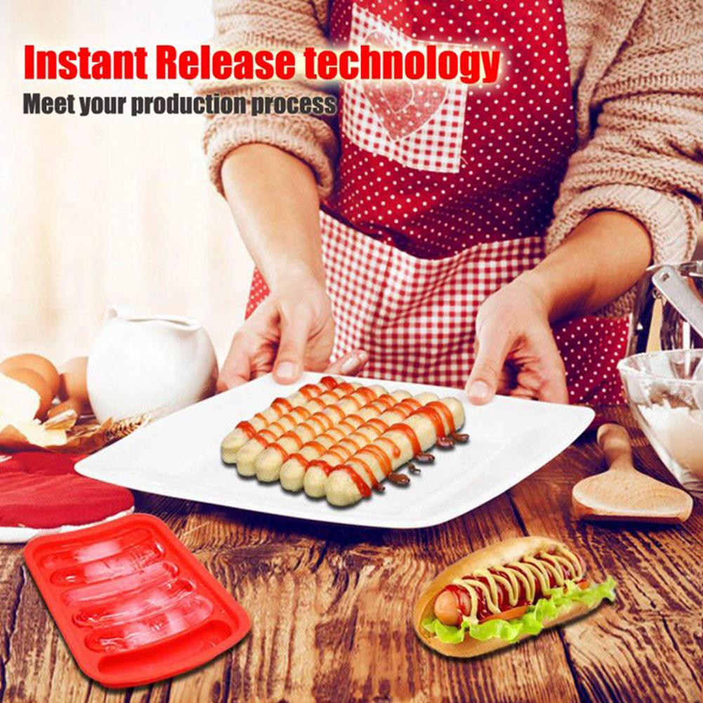 6-Cavity Silicone Sausage Make - Baking Kitchen Kids recension och pris