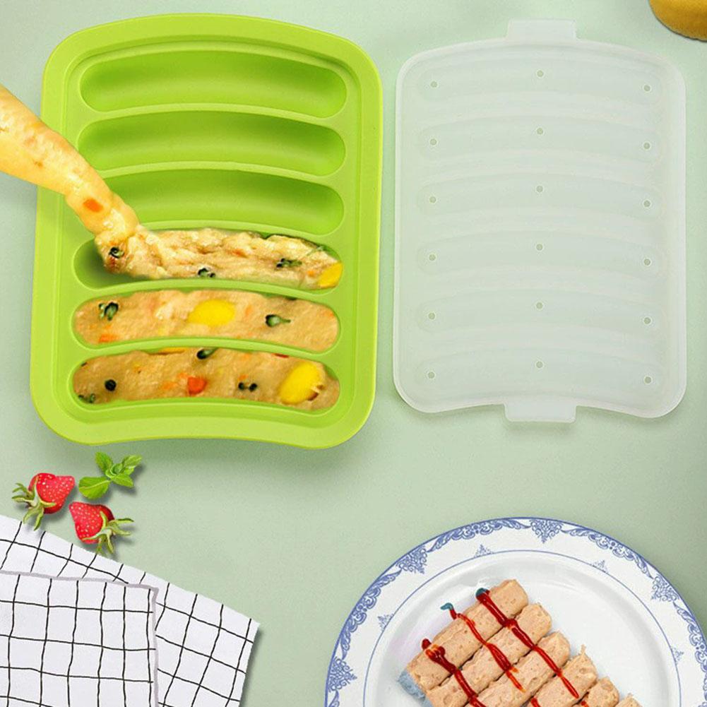 6-Cavity Silicone Sausage Make - Baking Kitchen Kids recension och pris