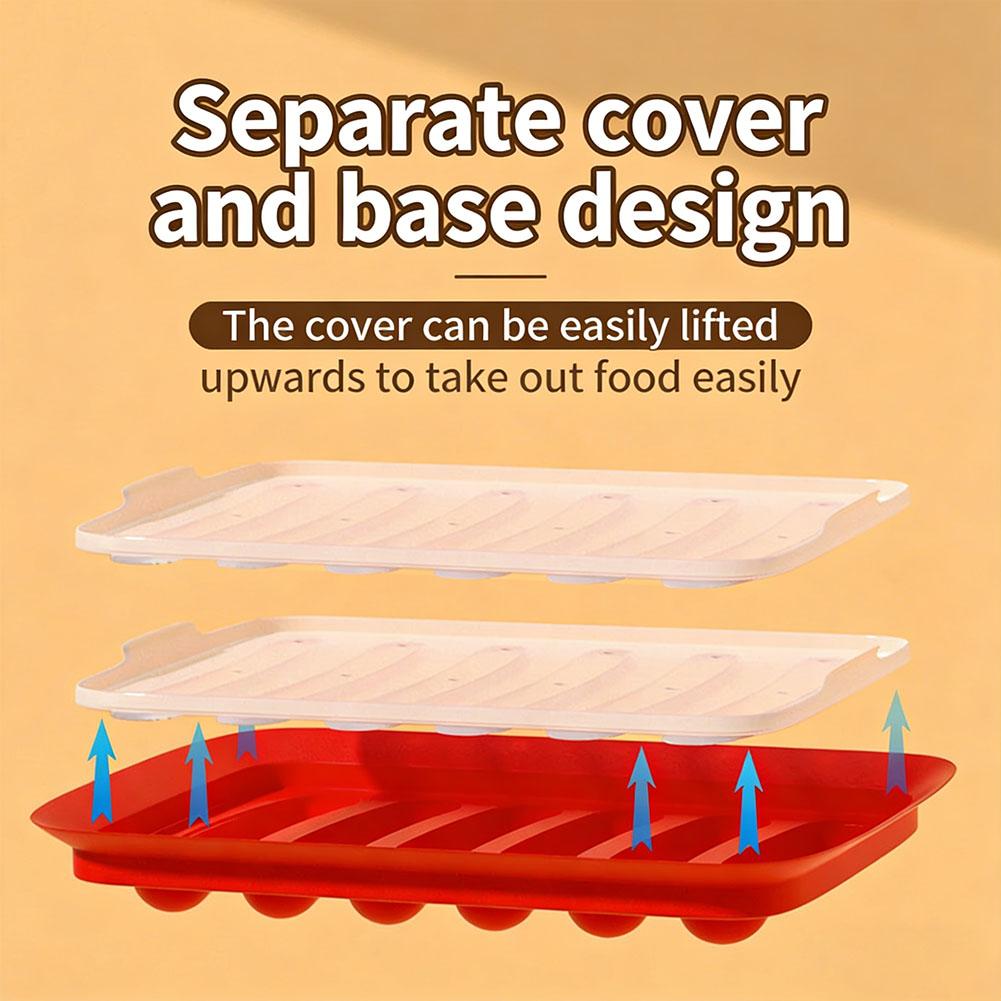 6-Cavity Silicone Sausage Make - Baking Kitchen Kids recension och pris