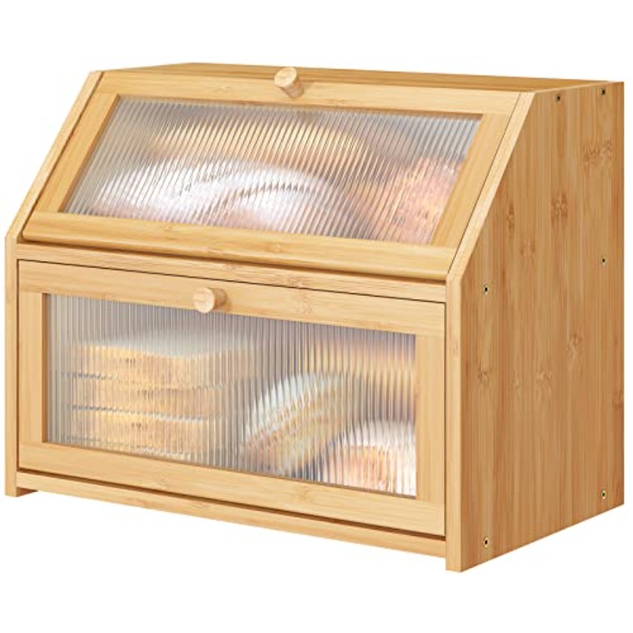 Bread Box for Kitchen Counter  - Kitchen Baking Mat recension och pris
