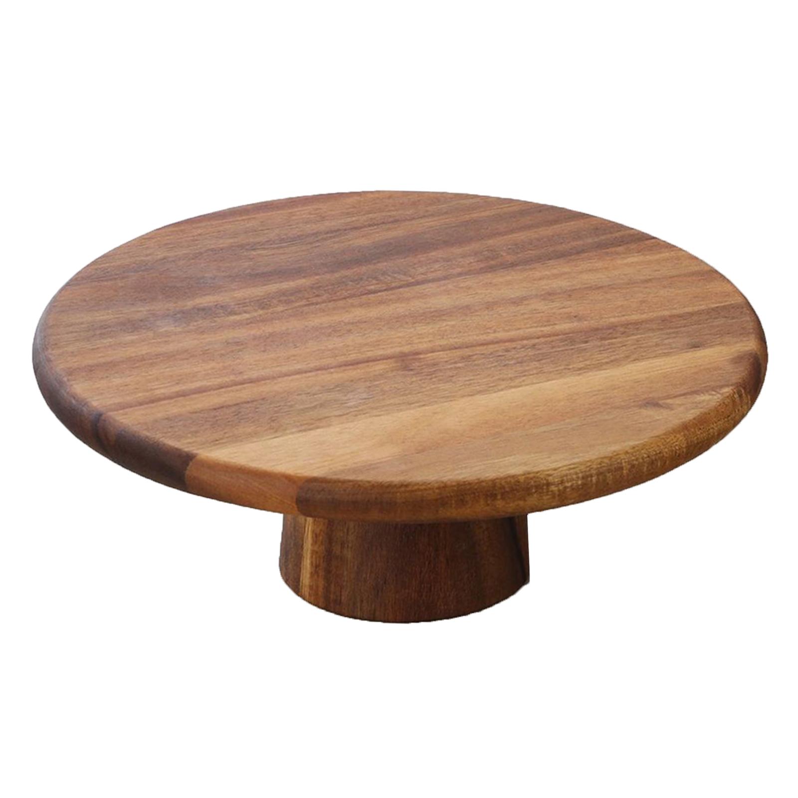 Wood Cake Stand Multiuse Chees - Cake Board Round recension och pris