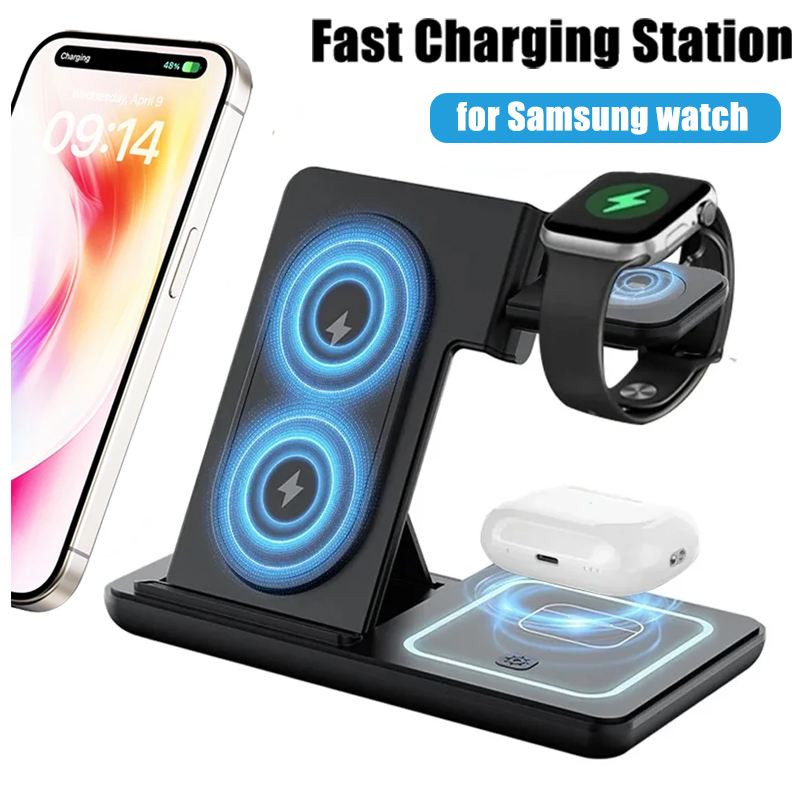 3 in 1 Foldable Wireless Charg - Cooling Rack Wire recension och pris