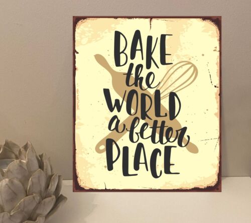 Baking Kitchen Quote Metal Pla - Kitchen Baking Quotes recension och pris