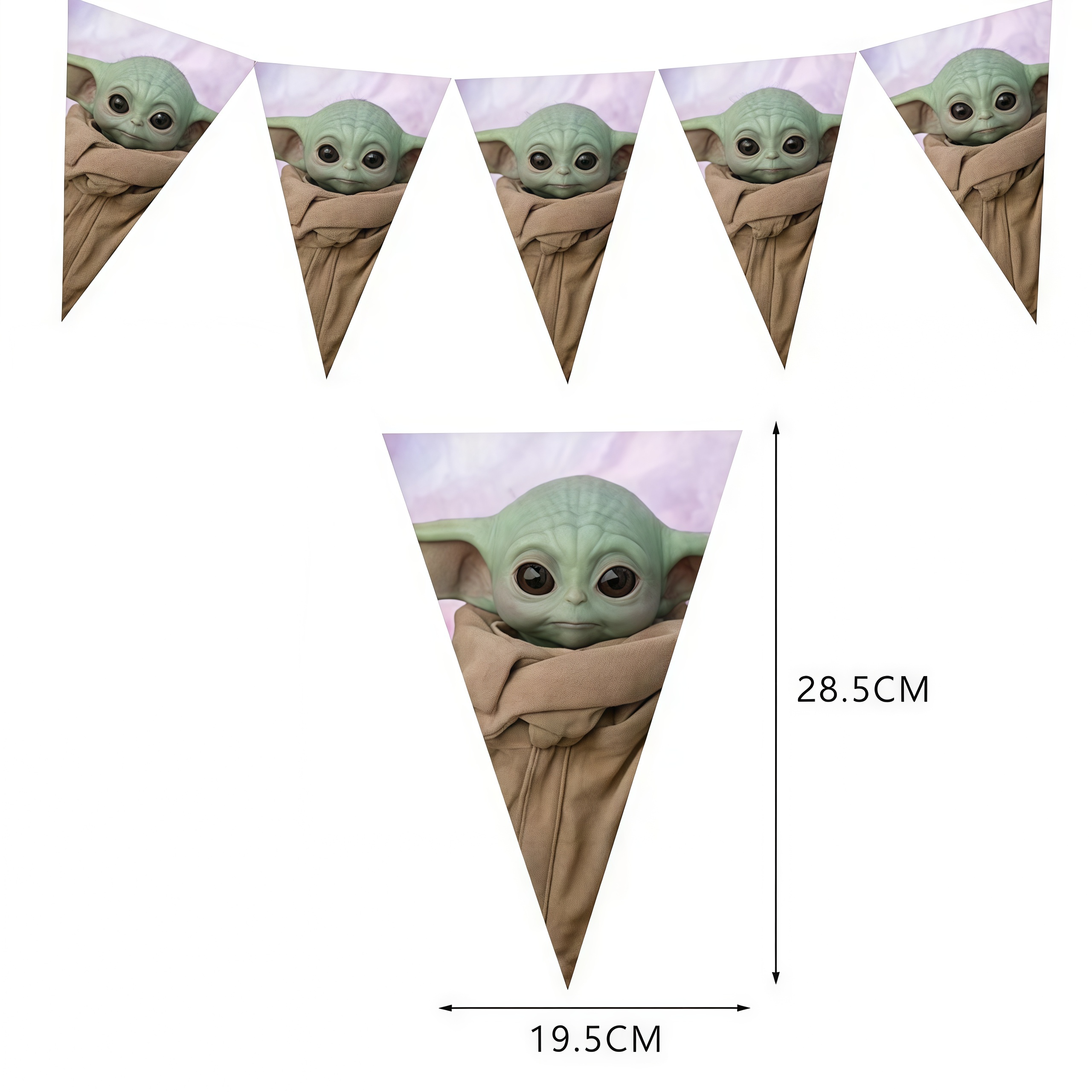 Cute Yodaes Baby Birthday Part - Cake Board Round recension och pris
