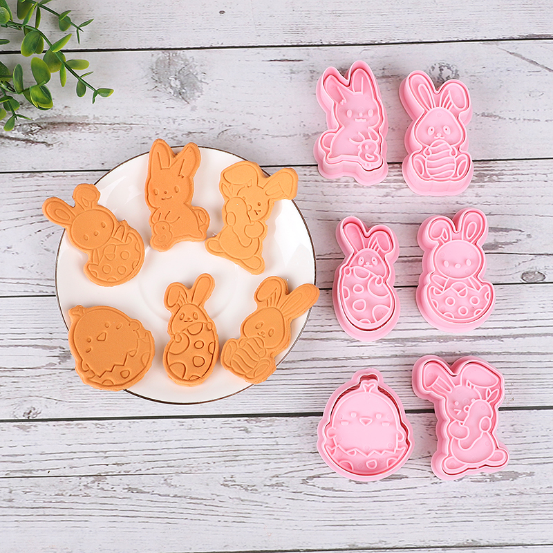 6pcs/Set Easter Bunny Cookie C - Kitchen Baking Cookies recension och pris