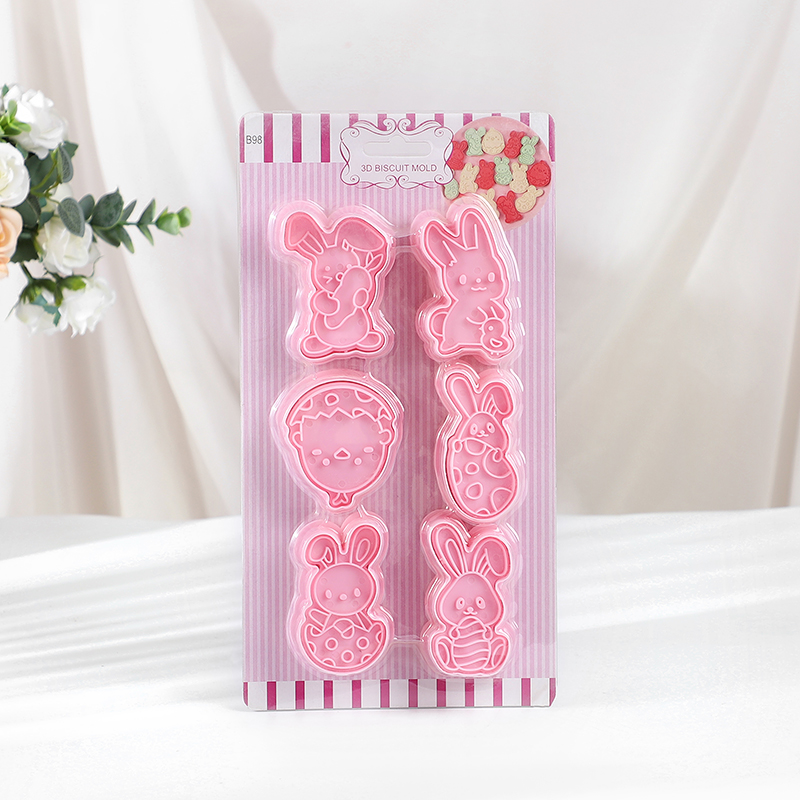 6pcs/Set Easter Bunny Cookie C - Kitchen Baking Cookies recension och pris