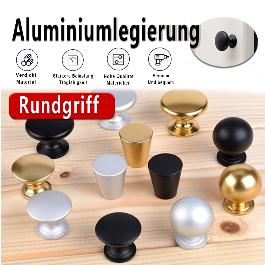 5PCS Aluminum  Kitchen Cupboar - Kitchen Uncle recension och pris