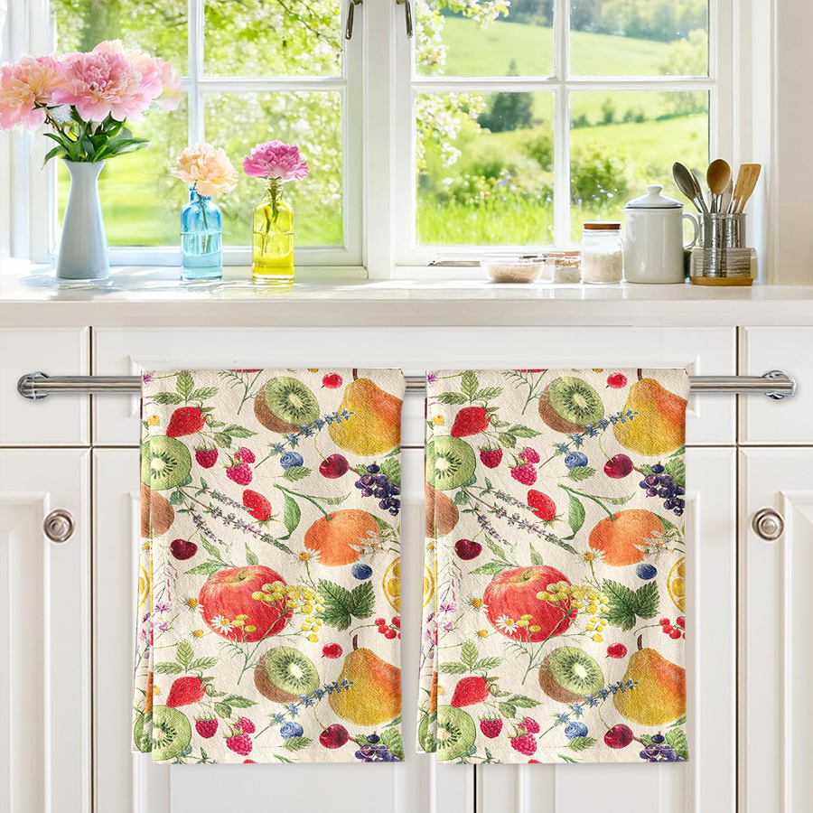 2Pcs, Fruit Party Kitchen Towe - Kitchen Baking Must Haves recension och pris