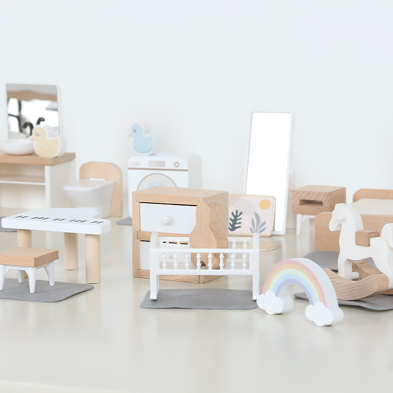 Modern dollhouse furniture kit - Kitchen Uncle recension och pris