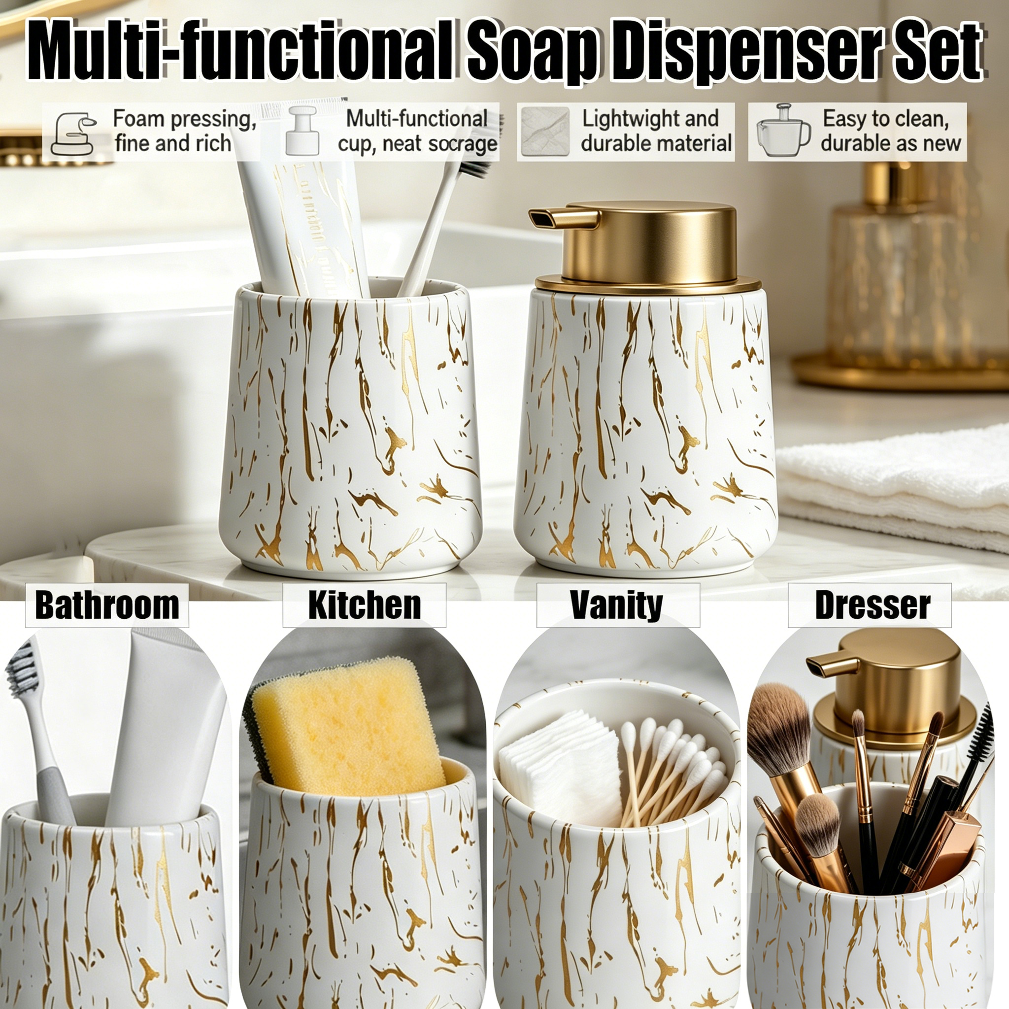 Bathroom Accessories Set - Foa - Kitchen Uncle recension och pris