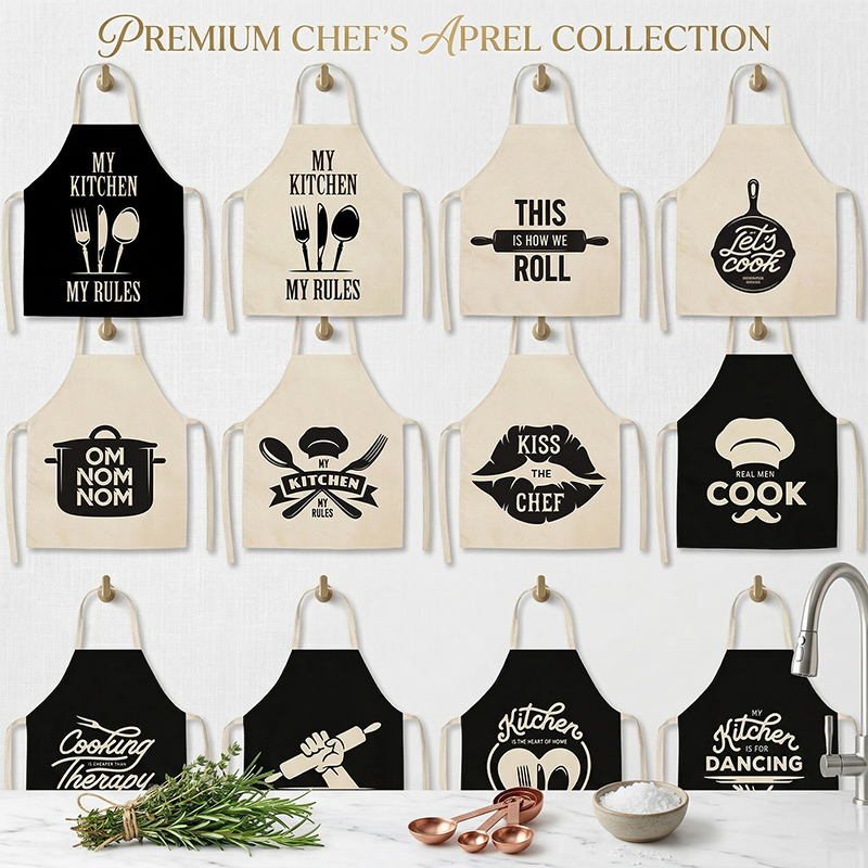 Funny Quote Letter Print Apron - Kitchen Baking Quotes recension och pris