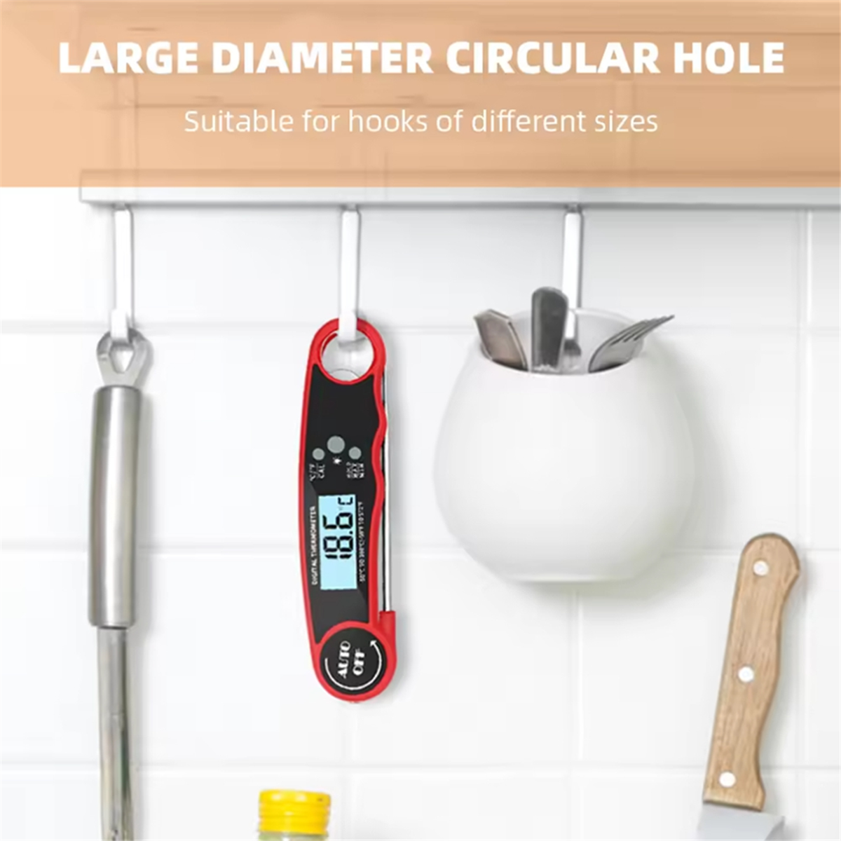 A002 Food Thermometer Kitchen  - Kitchen With Baking Area recension och pris