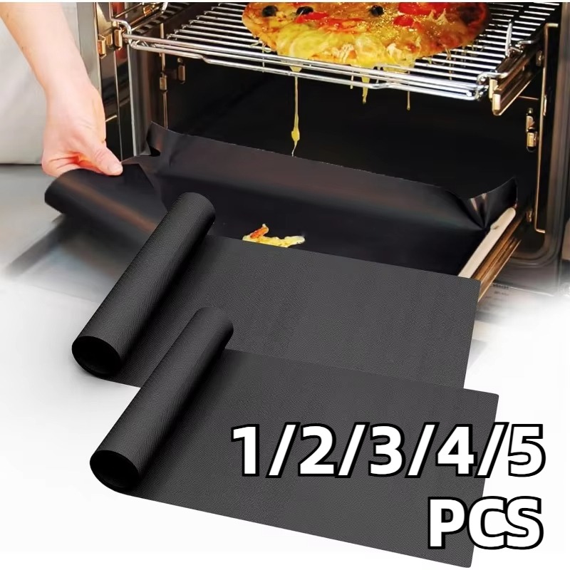 1/2/3/4/5PCS Black BBQ Grill M - Kitchen Baking Mat recension och pris