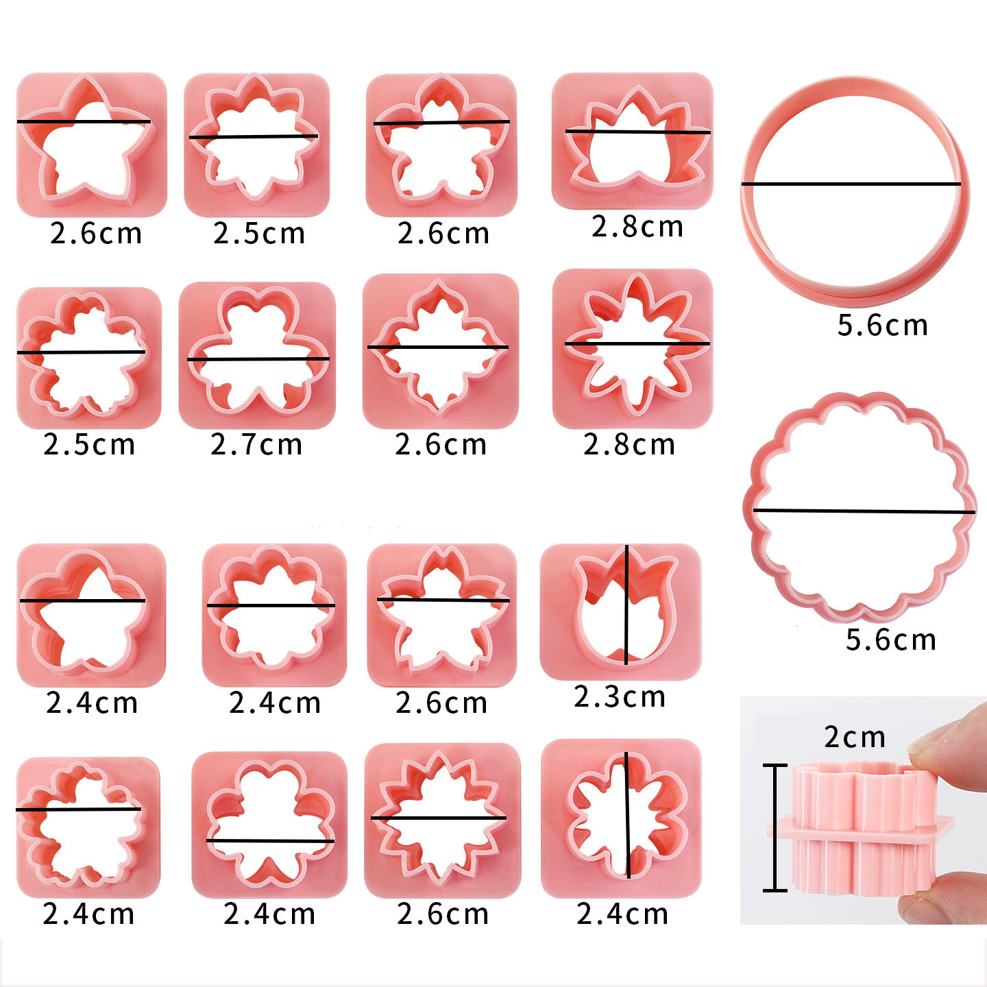10 Pcs Vintage Flower Jam Cook - Kitchen Baking Cookies recension och pris