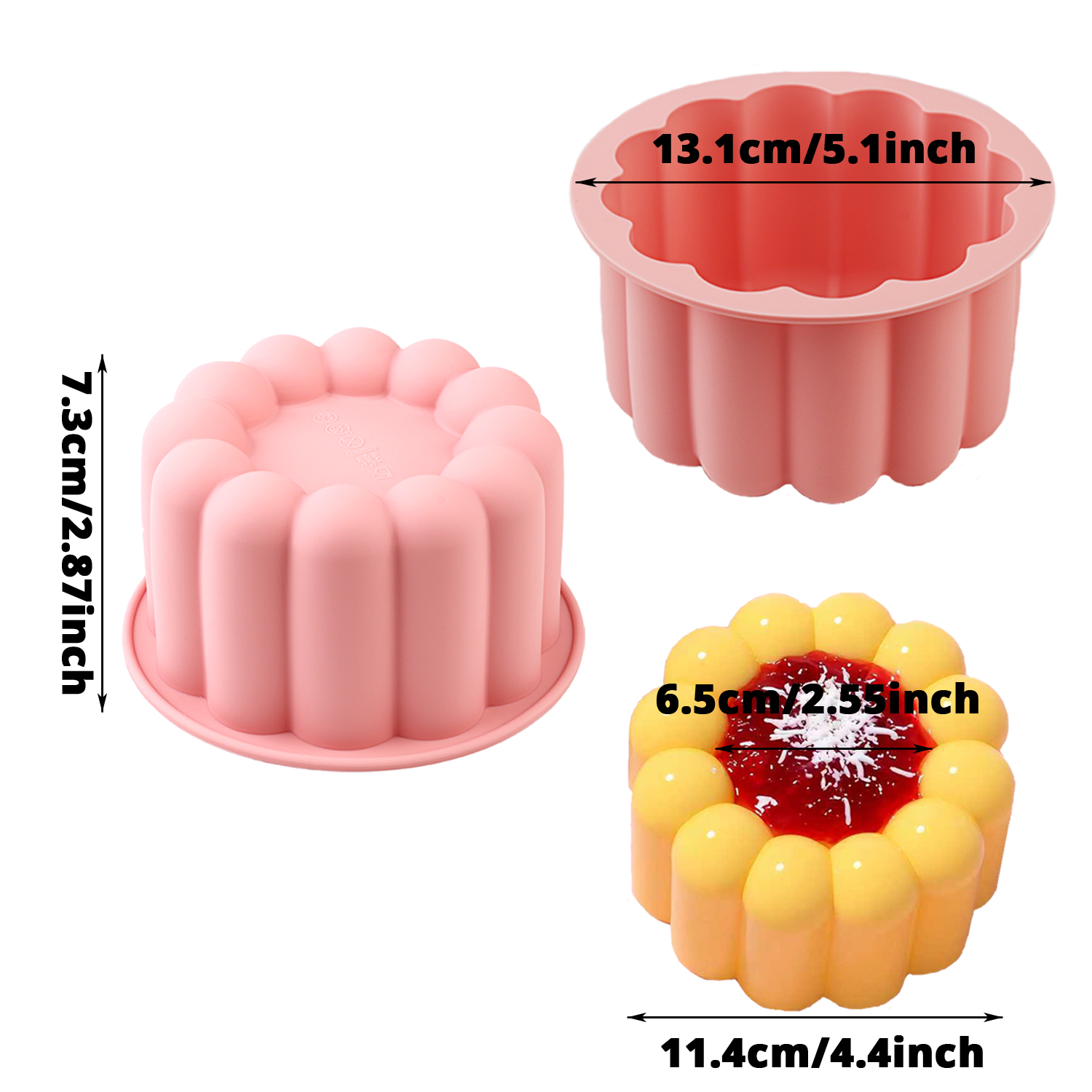 3-Piece Cylindrical Silicone C - Kitchen Baking Must Haves recension och pris