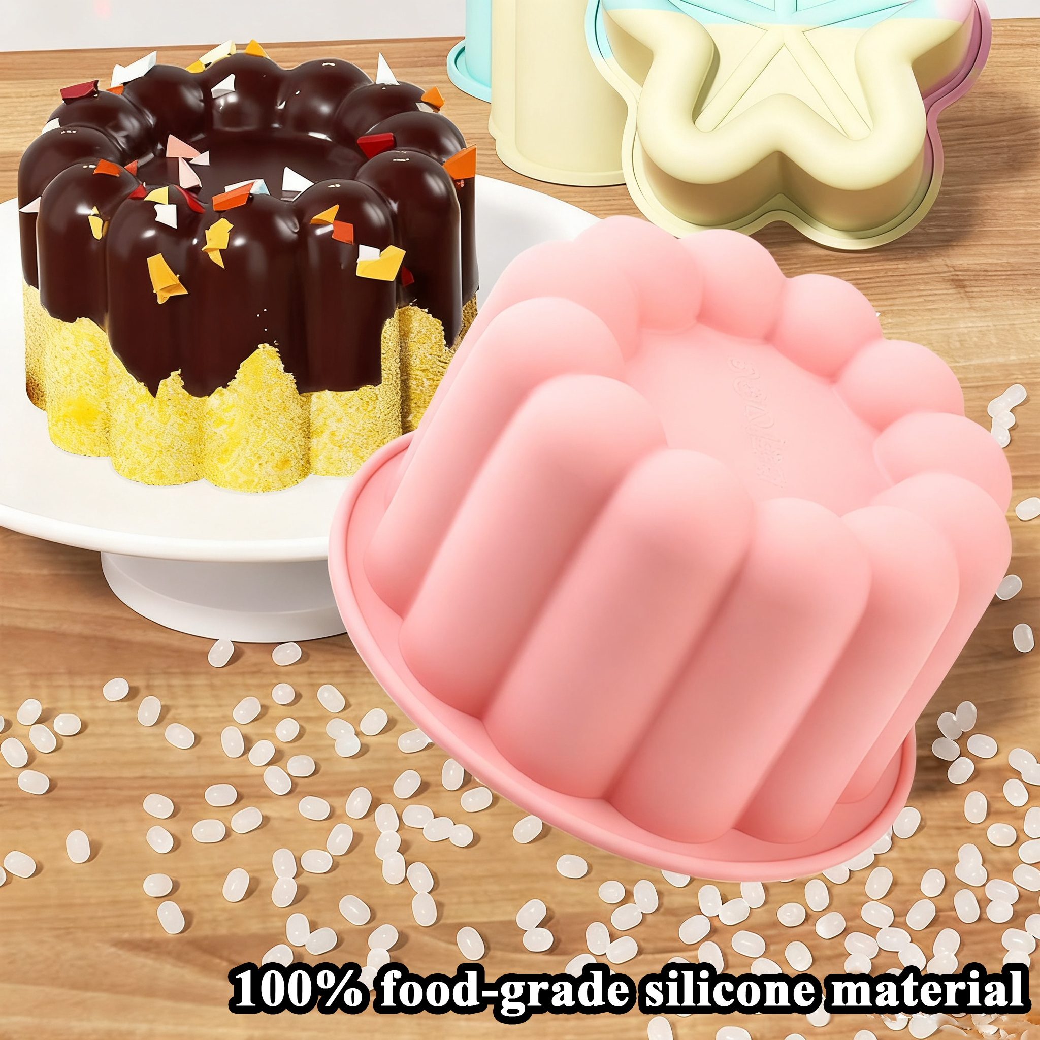 3-Piece Cylindrical Silicone C - Kitchen Baking Must Haves recension och pris