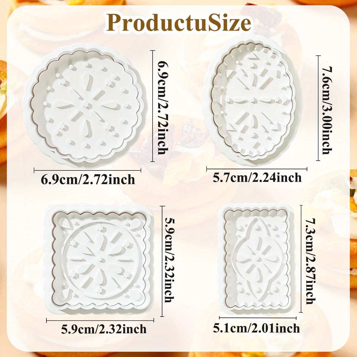 Cookie Mold Press Type Sandwic - Kitchen Baking Cookies recension och pris