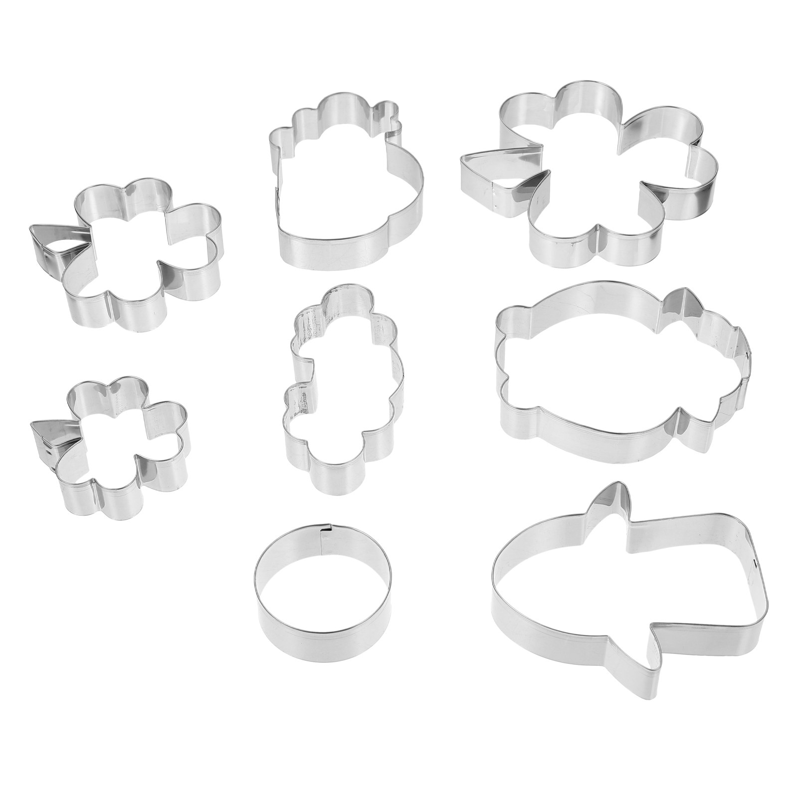 8Pcs Biscuit Cookie Molds Stai - Kitchen Baking Cookies recension och pris