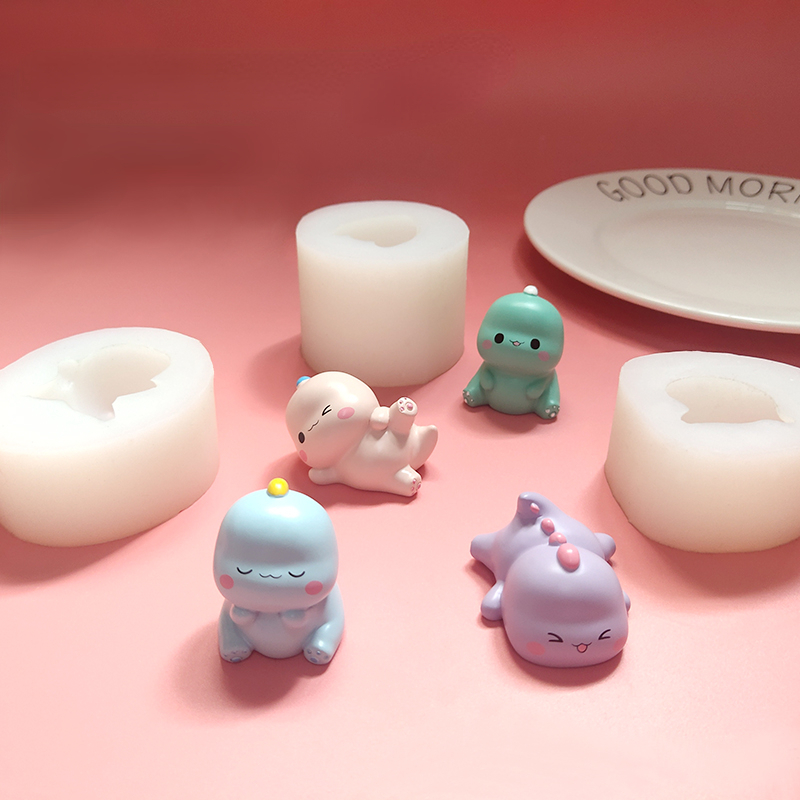 Dinosaurs Silicone Soap Molds  - Baking Kitchen Kids recension och pris