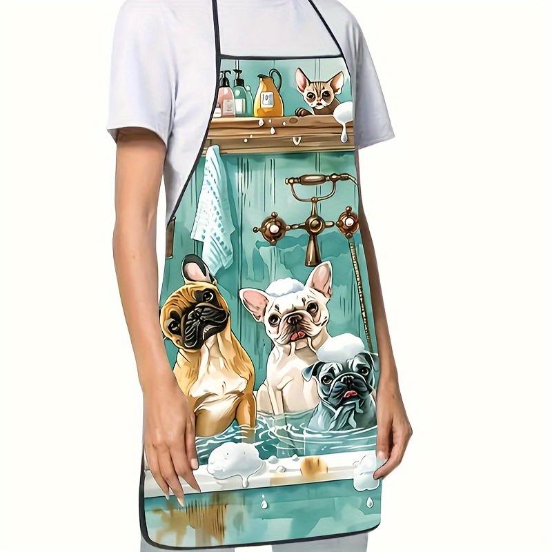 Fashion Cartoon Dog Bathing Pa - Baking Kitchen At Home recension och pris