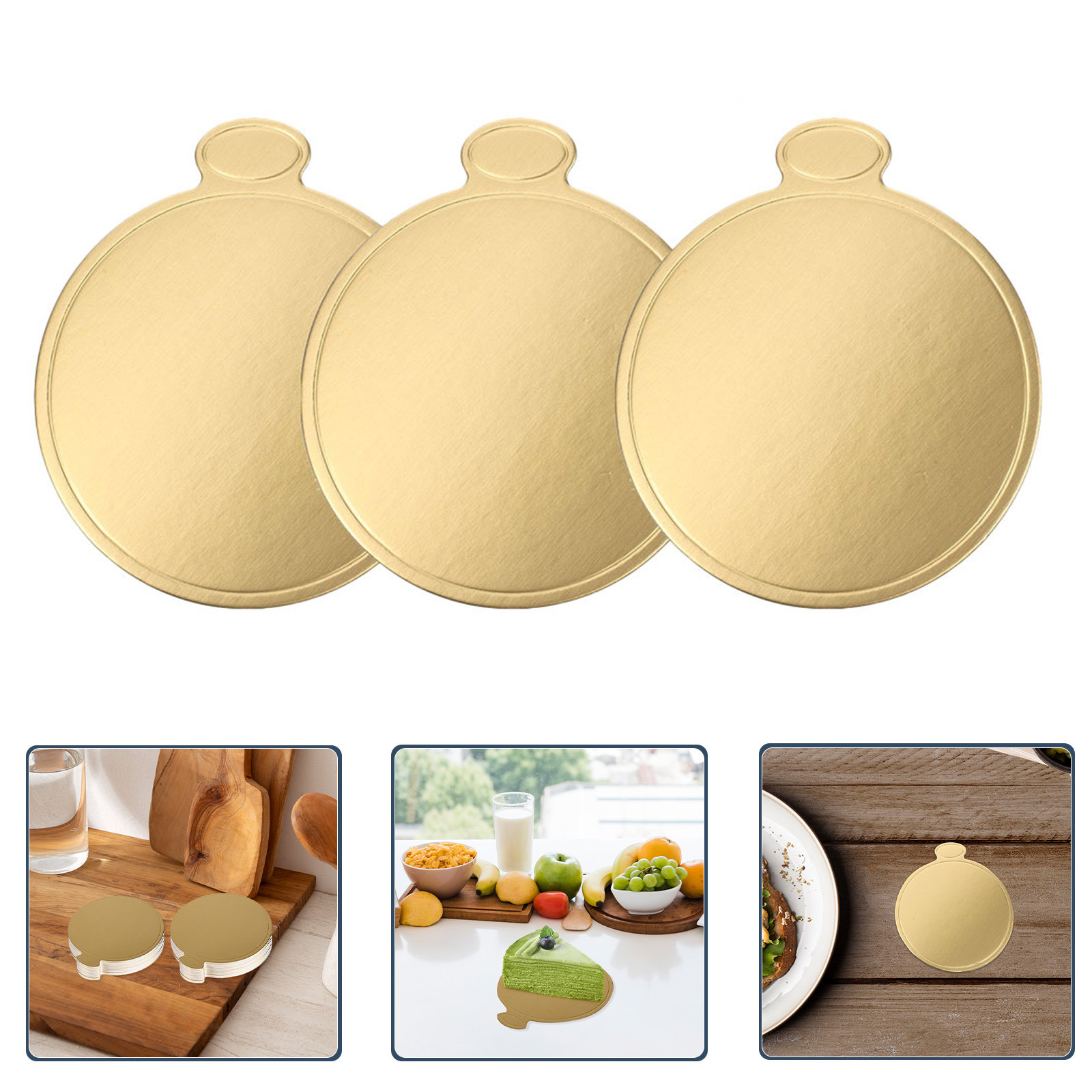 50Pcs Elegant Mini Cake Boards - Cake Board Round recension och pris