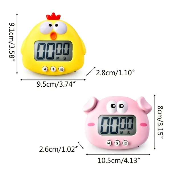 Kitchen Timer; Cute Cartoon Pi - Baking Kitchen Hourly recension och pris