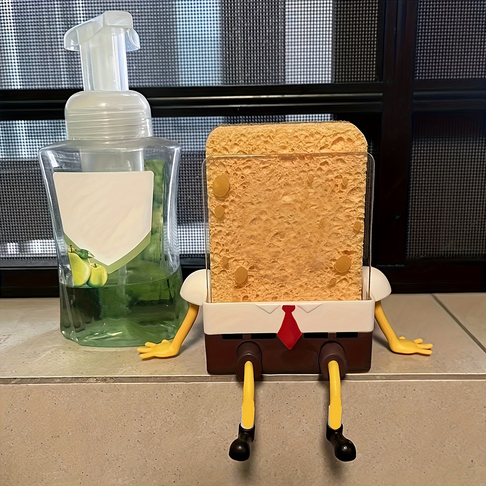 1pc Cartoon Sponge Drain Rack  - Kitchen Uncle recension och pris