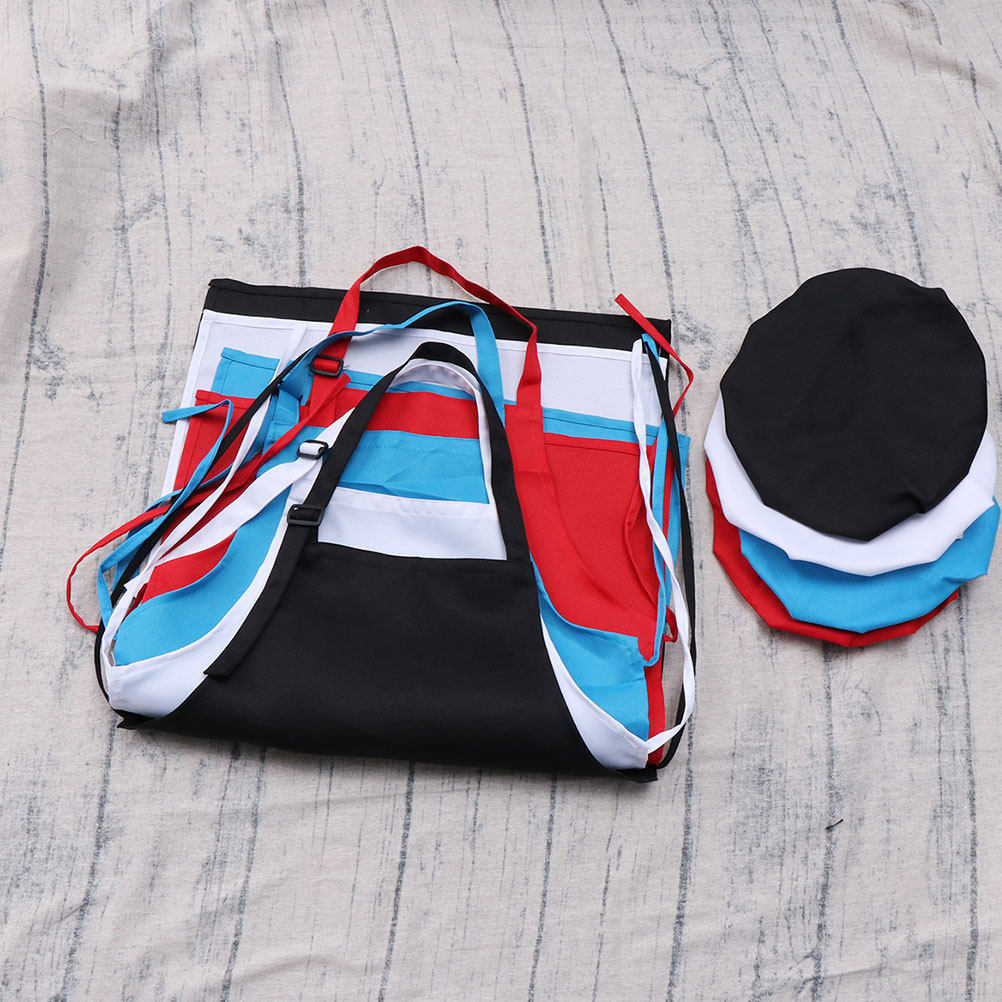 1Set Children Apron Hat Set Bl - Baking Kitchen Kids recension och pris
