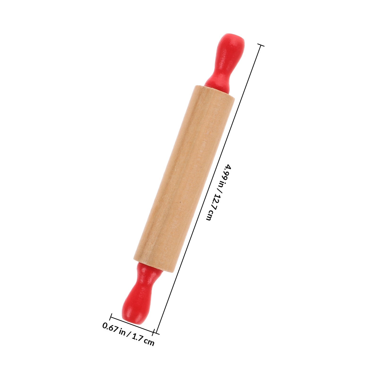 4Pcs Mini Wooden Rolling Pins  - Baking Kitchen Kids recension och pris